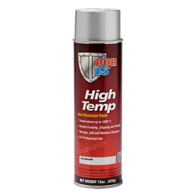  POR-15 INC 44318 Heat Resistant High Temperature Paint, 15 oz Aerosol Can, Alum