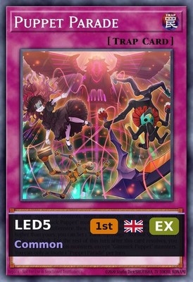 Puppet Parade LED5-038 1st Edition EX EN Yu-Gi-Oh