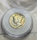 1929-P Mercury Silver Dime Color Toned