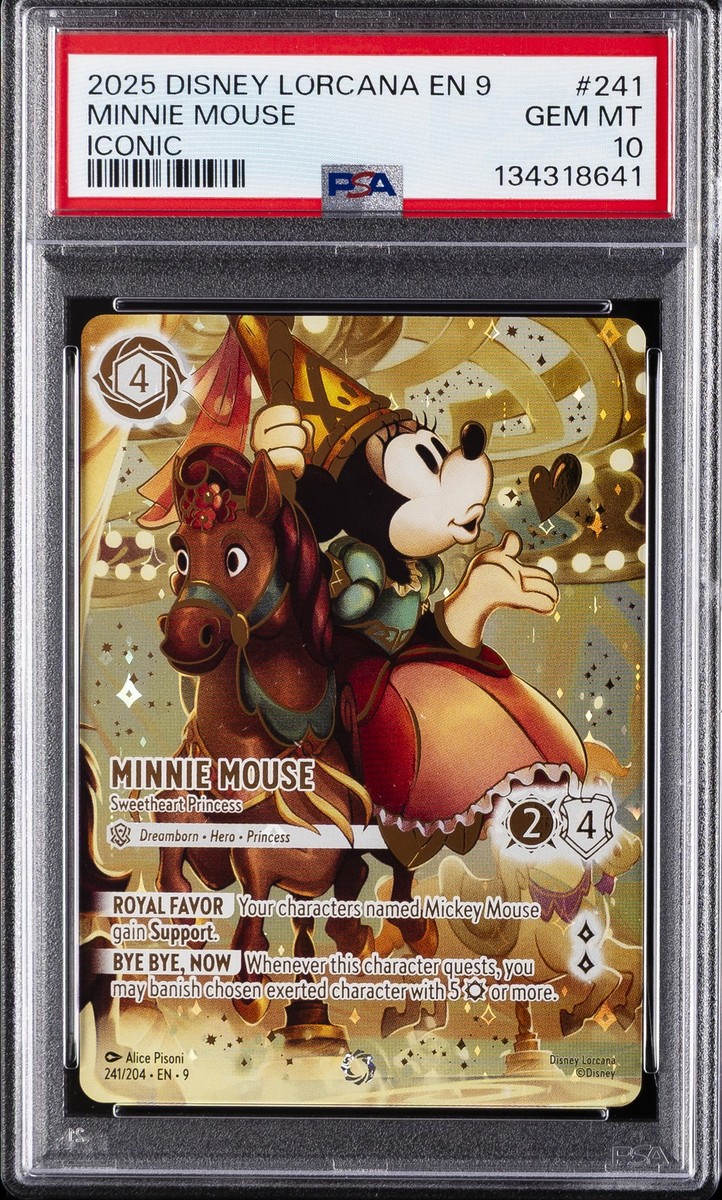 ディズニーロルカナ　ミニーマウス　アイコニック　エンチャンテッド 241/204 Minnie Mouse - Sweetheart Princess (Iconic) 241/204 Fabled Holo