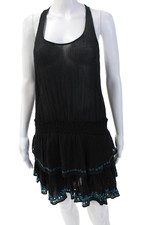 Love Shack Fancy Women Tank Mini Dress Black Size XS