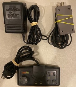 1989 NEC TURBOGRAFX-16 TG16 CD SYSTEM STORAGE CARRYING CASE + CONSOLE BUNDLE A