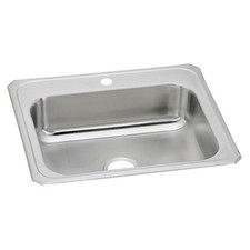 Elkay CR25221 Celebrity Stainless Steel 25" 1-Hole Single Bowl Drop-in Sink