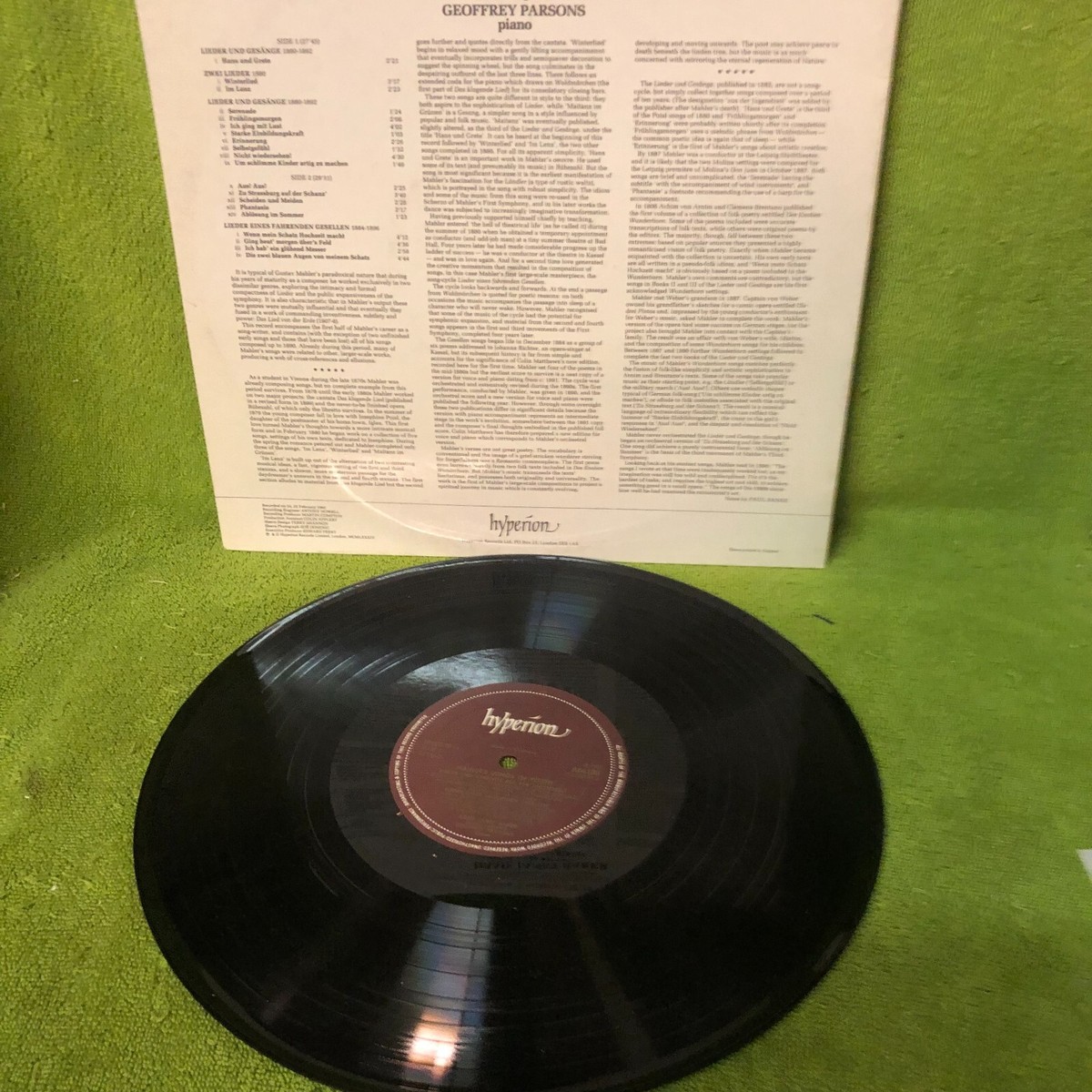 Mahler, Dame Janet Baker - Mahler's Songs Of Youth - VINYL Mahler, Dame Janet Baker - Mahler's Songs Of Youth - VINYL
