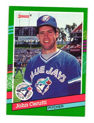 1991 Donruss #467b John Cerutti Toronto Blue Jays