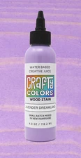 Lavender Purple Wood Stain - Crafty Colors Vibrant Water Based Wood Stains
