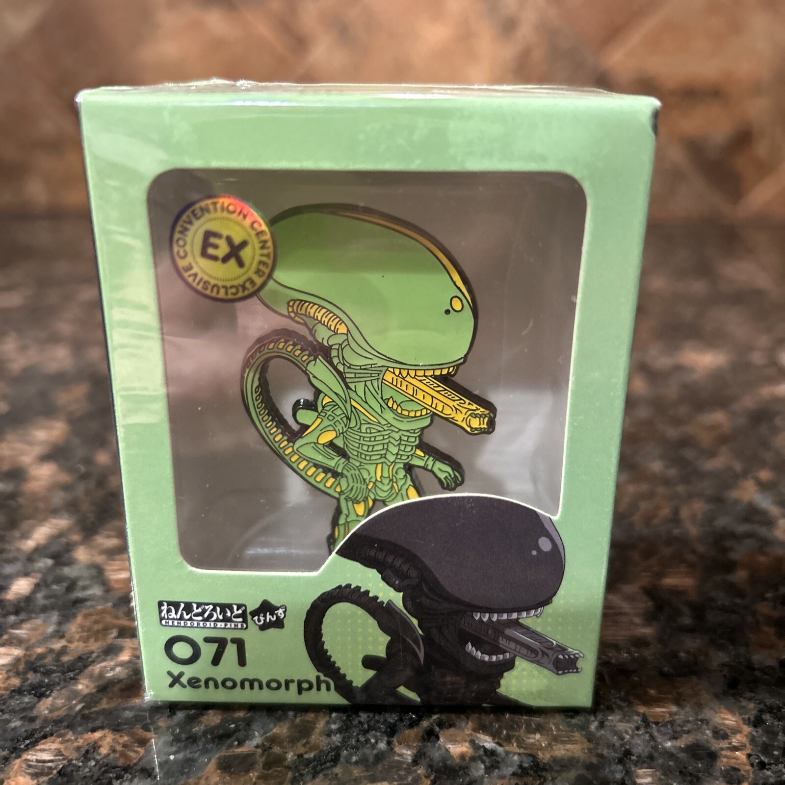 Good Smile SDCC 2022 Exclusive Nendoroid Pin #071 Xenomorph. Sealed! Alien GID