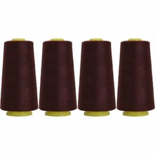 4 BIG CONES MAHOGANY SEWING THREAD 2750 YD TEX 27 40S/2-THREADART