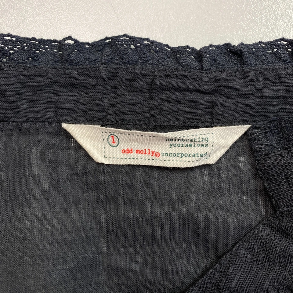 Blusa ODD MOLLY Gris Oscuro Lilith Manga Larga Talla 1/S Foto 4 de 4