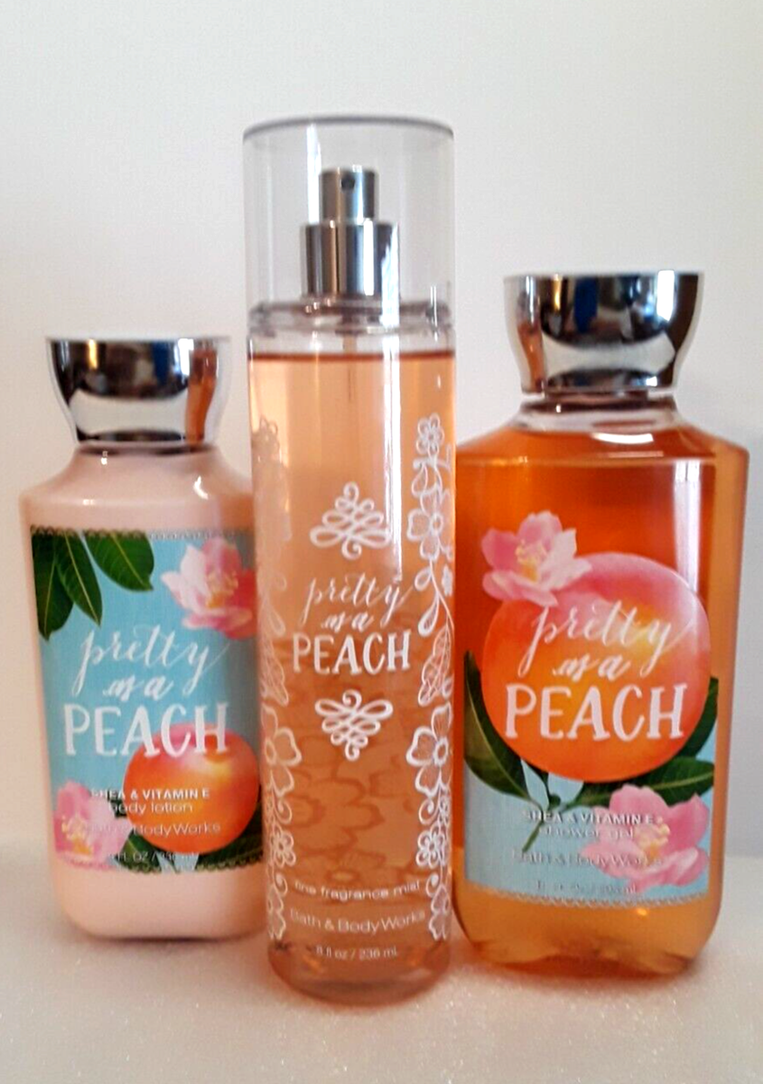 Bath Body Works Pretty As A Peach Fragrance Mist Shea Lotion