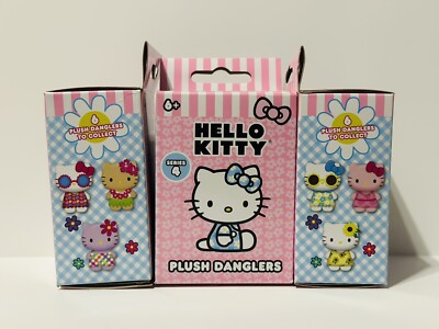 Hello Kitty ぬいぐるみ 4種セット Hello Kitty Plush Danglers, Series 4 ❤️ FULL SET ‼️ 2023