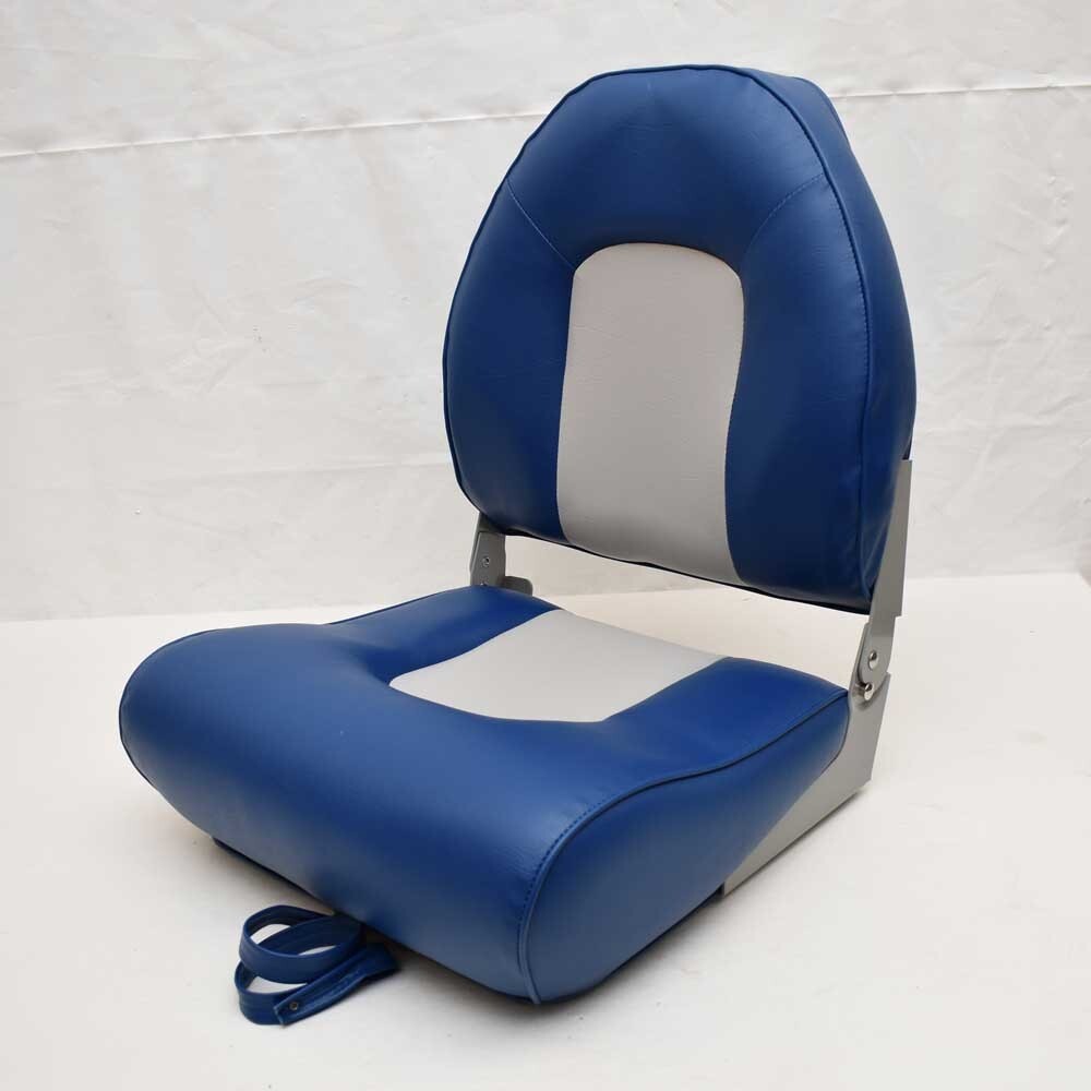 ⭐︎Sea Queen⭐︎ Folding Fishing Boat Seat Blue Gray 18 1/2 Inch - Tears | eBay