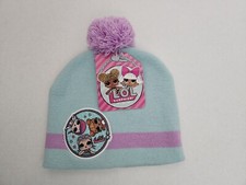 LOL Surprise Doll Pom Pom Winter Toboggan Beanie Hat Brand New