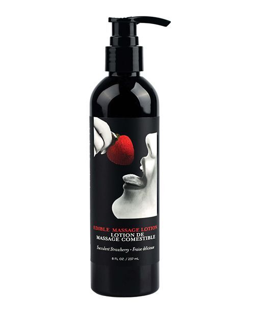 Earthly Body Edible Massage Lotion: Moisturizing Lube- Varie