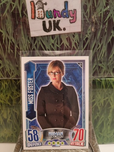 Dr Doctor Who Alien Attax Card Game TCG - Human Robot Cyborg Time Lord companion - Picture 82 of 139