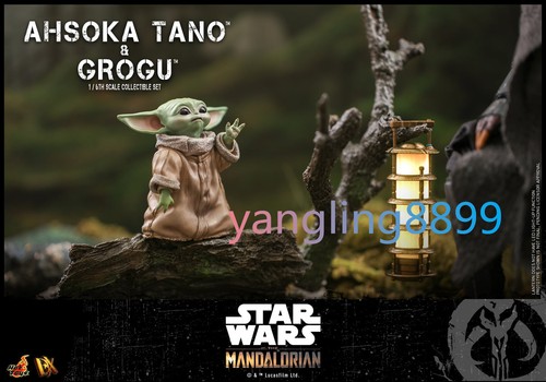 Hot Toys Star Wars Mandalorian Ahsoka Tano & Grogu 1/6 Figure Set Collectible BN - Picture 18 of 23
