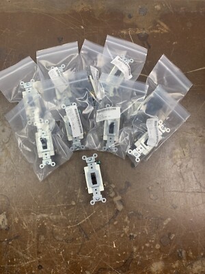 10 Leviton BLACK 3-Way COMMERCIAL Grade Toggle Wall  Switch 20A  CS320-2  
