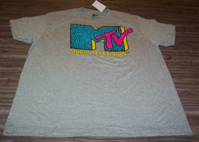 MTV ヴィンテージTシャツ VINTAGE STYLE MTV Music Television T-Shirt 2XL XXL MENS NEW