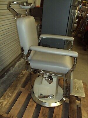 Reliance Koenigkramer Barber Chair Antique Vintage Electric Optometry Exam