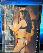 Elegant Moments Style 1711 Fishnet Suspender Pantyhose OSFM 90-160lb.
