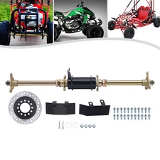 28" Rear Axle Complete Kit 3 Hole Wheel Hub For 150cc 110 ATV Go Kart Quad Buggy