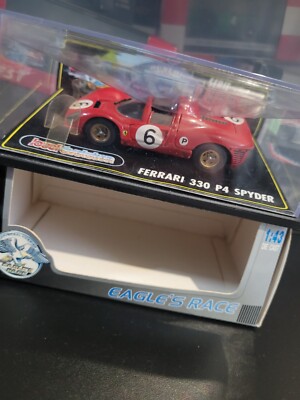 Jouef Evolution 1/43 - Ferrari 330 P4 Spyder - Brands Hatch 1967 N°6 - Très Bon état + Boîte