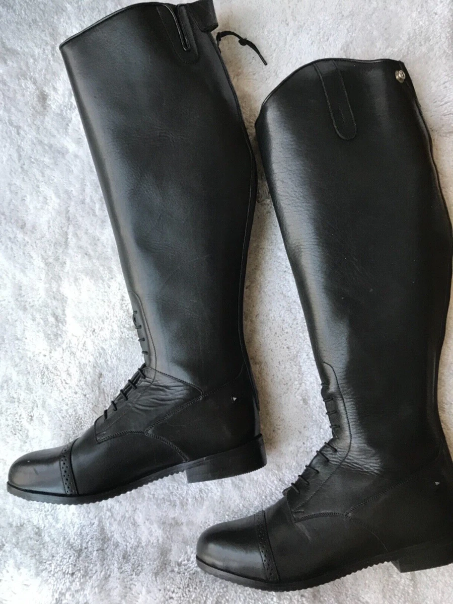 NEW-OVATION LADIES XXW-10 LEATHER DRESS FIELD BOOTS WITH DRESSY PUNCHED TOE  CAP | eBay