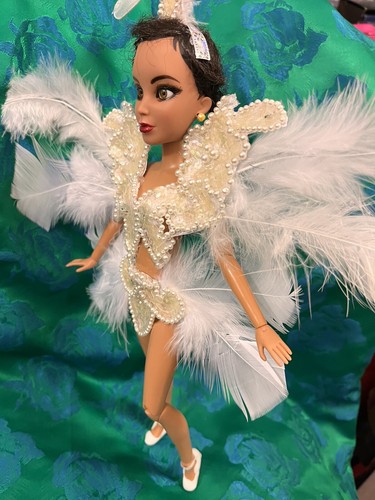 Josephine Baker OOAK Doll - Custom Collector Art Handmade Singer Dancer Showgirl - Picture 5 of 9