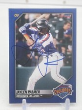 2022 Brooklyn Cyclones Jaylen Palmer RC Rookie New York Mets Signed Auto