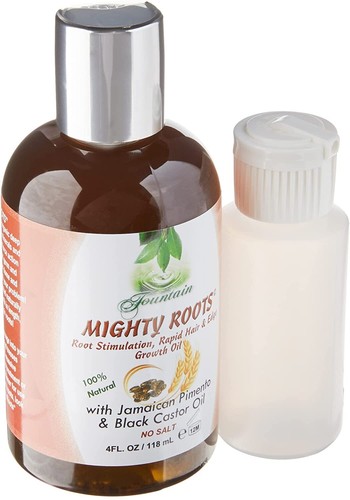 Mighty Roots With Jamaican Pimento Black Castor Oil 4 Fl Oz (2-PK) by Fountain - Picture 6 of 7