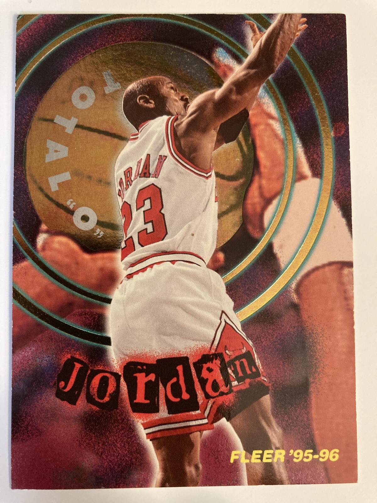 Michael Jordan 1995 1995-1996 Fleer TOTAL O Insert Card #2 of 10 (1377)