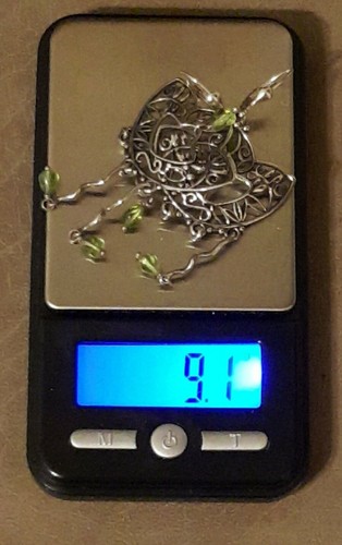 QVC Wanesia Misquadace Sterling Peridot Dangle Earrings - Picture 5 of 5