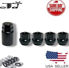 4pc Black 14x1.5 Anti-theft Wheel Lock Open End Lug Honda Acura Mdx Rlx More 4pc Black 14x1.5 Anti-theft Wheel Lock Open End Lug Honda Acura Mdx Rlx More