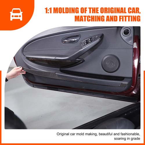 Carbon Fiber Door Panel Trim Sticker Set Passend für BMW 6er E63 E64 04-09 04-09 - 第 2/8 張圖片