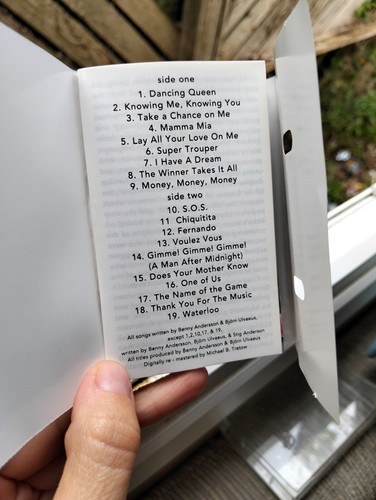 Cassette. ABBA Gold. Greatest hits. Dancing Queen. Mamma Mia. Money - Picture 8 of 8
