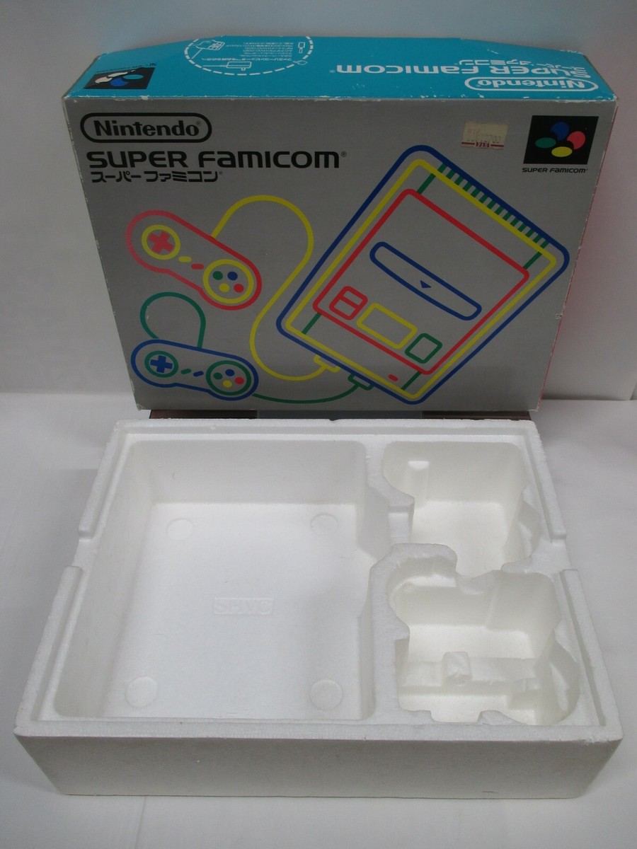 SNES -- Super Famicom Game Console / SHVC-001 -- Genuine. JAPAN