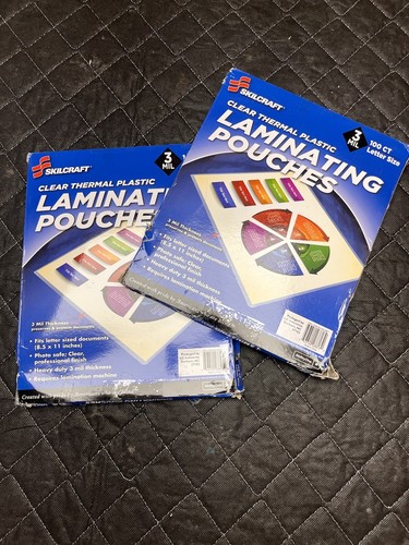 Skilcraft Clear Thermal Plastic Laminating Pouches, 27703, J03 - Picture 3 of 4