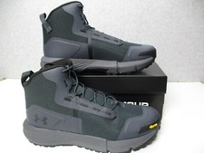 Under Armour Charged Valsetz Mid 6" Boots Tactical Dark Gray Mens Sz 11