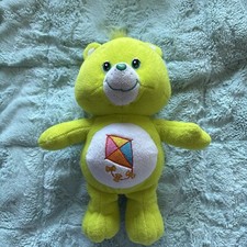 2002 Care Bear Do-Your-Best 10" Plush Stuffed Bear - Green with Kite