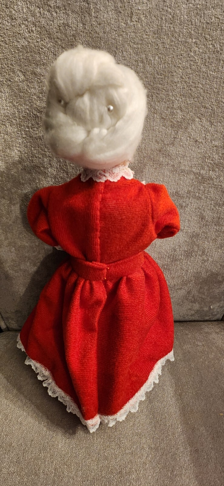 Vintage Santa & Mrs Claus handmade Dish Soap Bottle Dolls Christmas
