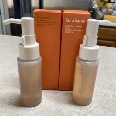 2 x Sulwhasoo Gentle Cleansing Foam Mouse Nettoyante Douceur 50ml US FREE SHIP