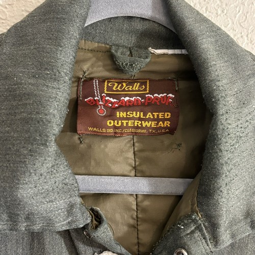 Vtg Walls Blizzard-Pruf Insulated Coveralls Size L Workwear Outdoor Costume Prop - Picture 2 of 17