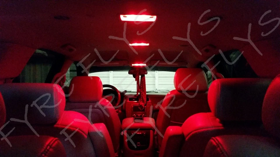 7x Red LED lights interior package kit for 2011-2015 Chevy Cruze CC2R - Изображение 4 из 4