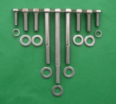 ROVER V8 - Timing Cover/Bracket Kit in Stainless Hex TVR SD1 RANGE ROVER LANDY