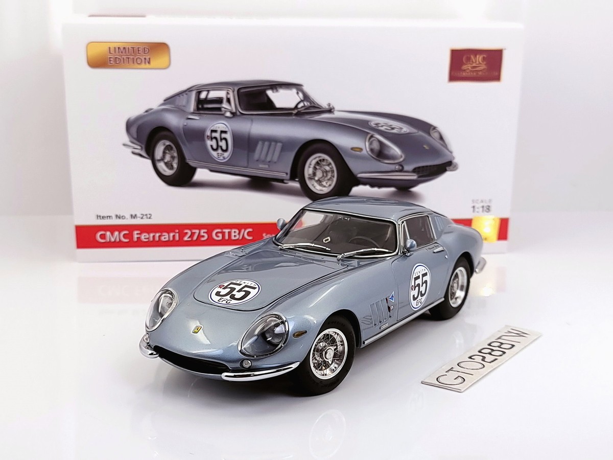CMC 1:18 scale Ferrari 275 GTB/C, Spa Classic 2012/2013 #55 (M-212