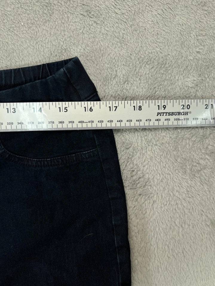 Isaac Mizrahi Live Pants Womens 10 Blue Stretchy Pull On Elastic Waist 33x30 - Image 2 of 4