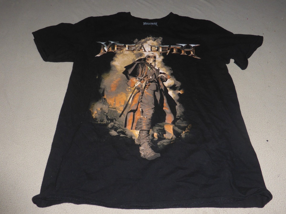 MEGADETH THRASH METAL SICK THE DYING THE DEAD CONCERT SHIRT