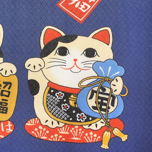 Japanese NOREN Curtain Tapestry Maneki neko Lucky cat Restaurant 85×60cm - Picture 18 of 21