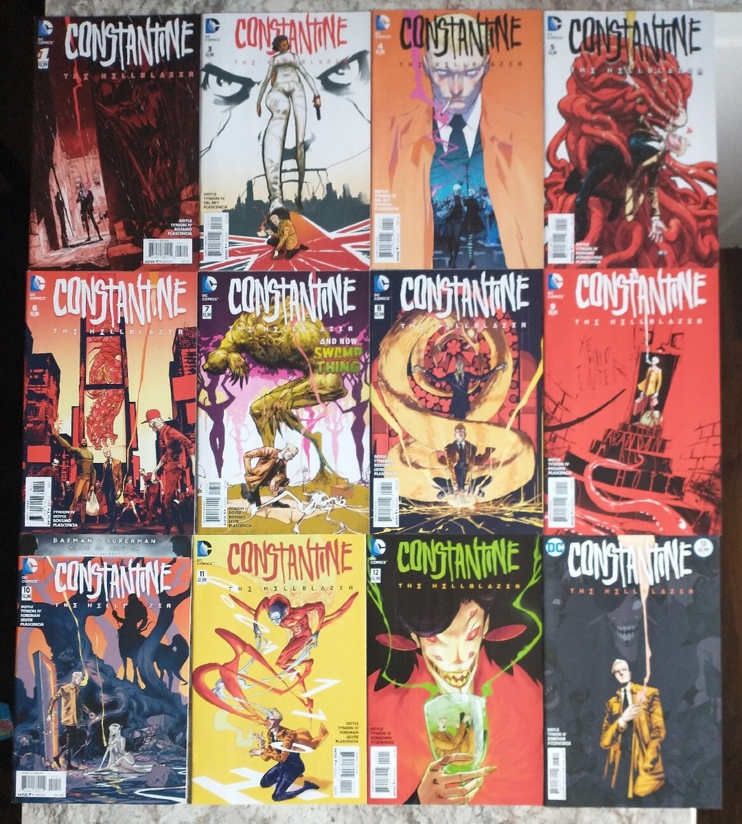 Constantine The Hellblazer #1-13 Set (Missing #2) DC Comics 2015