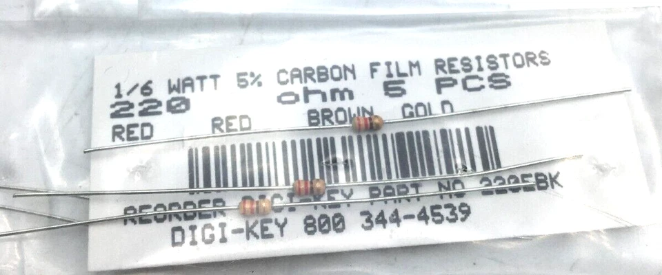 Digi-Key Resistor Kit Res 1 0-1 OM 1/SW 73 Valves Lead Free RS112-ND NIB - Image 3 of 4